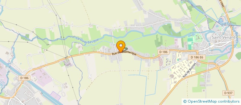 localisation de l'entreprise CORSICASA  SAINT-VENANT