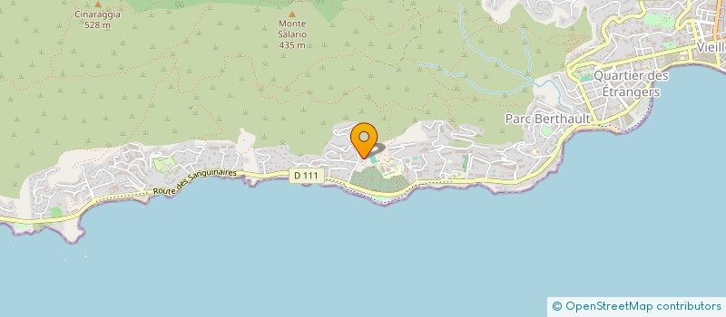 localisation de l'entreprise CORSICASHER  AJACCIO