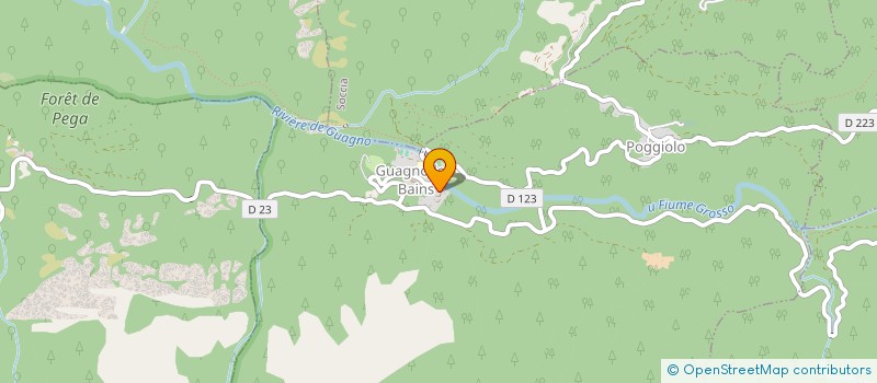 localisation de l'entreprise CORSIGERS à GUAGNO