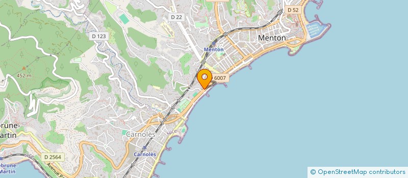 localisation de l'entreprise CORSILIA  MENTON