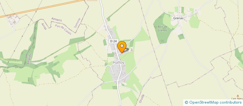 localisation de l'entreprise CORSIN INVEST  HALLOY