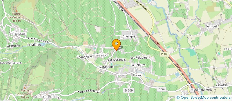 localisation de l'entreprise CORSIN PERE ET FILS à DAVAYE