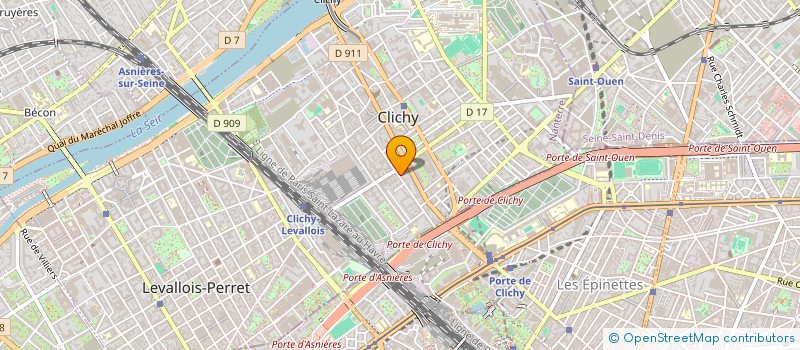 localisation de l'entreprise CORSINI à CLICHY