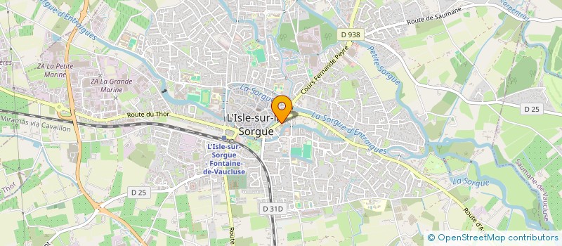 localisation de l'entreprise CORSINI ANTIQUITES à L ISLE SUR LA SORGUE