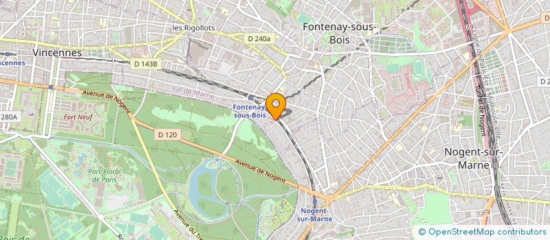 localisation de l'entreprise CORSINI DISTRIBUTION SARL à FONTENAY-SOUS-BOIS