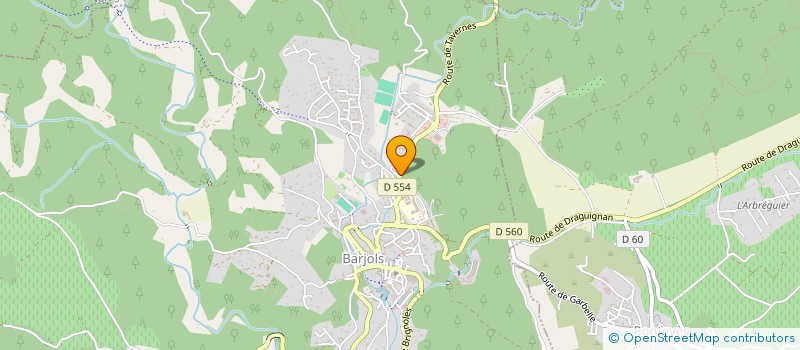 localisation de l'entreprise CORSIQU ENVACANCES 83 à BARJOLS