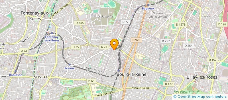 localisation de l'entreprise CORSO CONSULTING à BOURG-LA-REINE