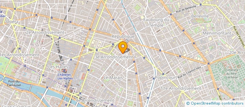 localisation de l'entreprise CORSO ET DA SILVA à PARIS