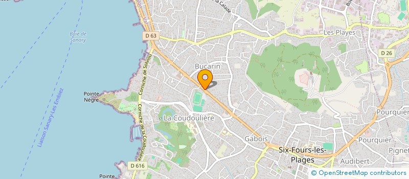 localisation de l'entreprise CORSO HOLDING à SIX-FOURS-LES-PLAGES