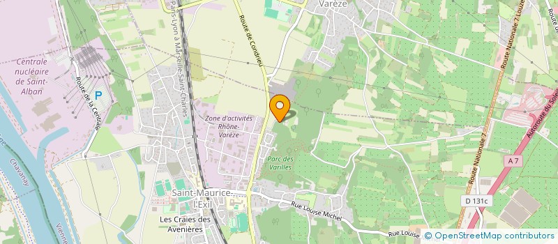 localisation de l'entreprise CORSO ROUSSILLONNAIS  SAINT-MAURICE-L'EXIL