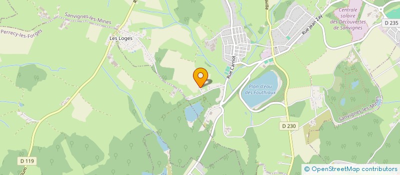 localisation de l'entreprise CORSOT  SANVIGNES-LES-MINES