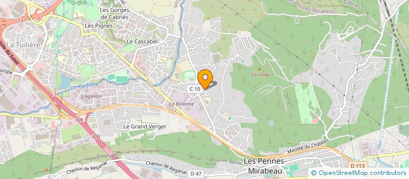 localisation de l'entreprise CORSR à LES PENNES-MIRABEAU