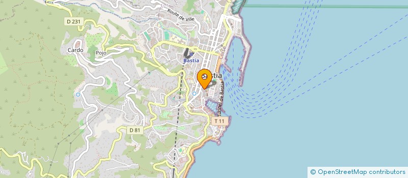 localisation de l'entreprise CORSURBANISME à BASTIA