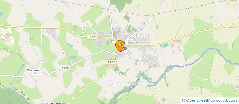 localisation de l'entreprise CORTA & CO  FAYE-L'ABBESSE