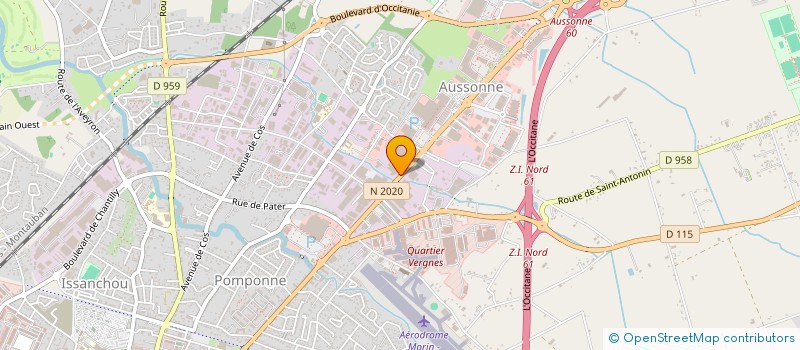 localisation de l'entreprise CORTADE'ART à MONTAUBAN