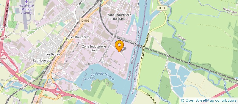 localisation de l'entreprise CORTAMBERT TP à MACON