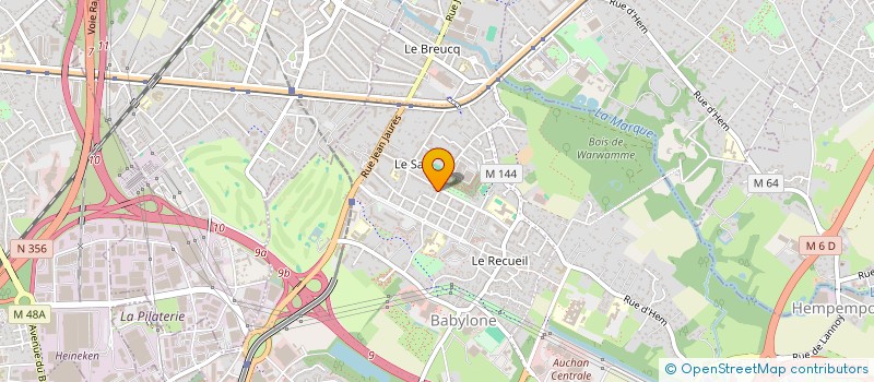 localisation de l'entreprise CORTE  VILLENEUVE-D'ASCQ