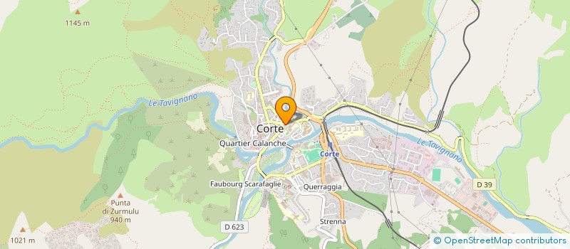 localisation de l'entreprise CORTE GESTION CONSEIL à CORTE