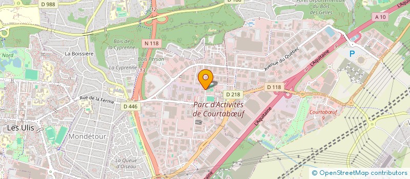 localisation de l'entreprise CORTEC GROUP à LES ULIS