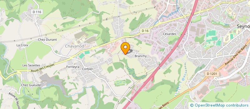 localisation de l'entreprise CORTEGE à ANNECY