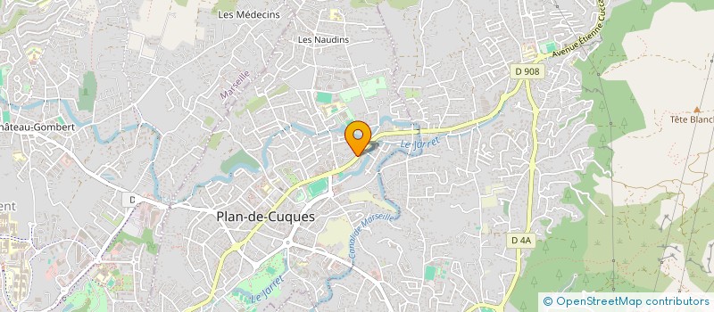 localisation de l'entreprise CORTEGES-MARBRERIE  PLAN-DE-CUQUES