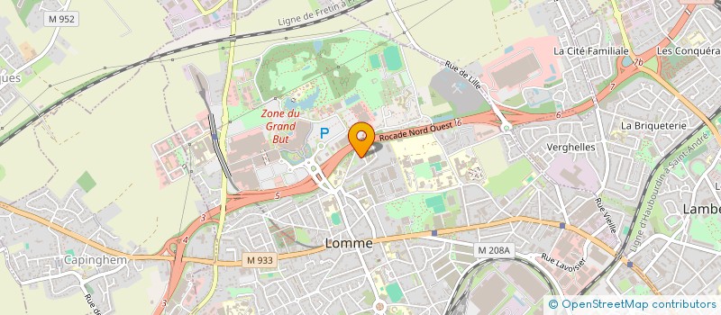 localisation de l'entreprise CORTEN à LILLE