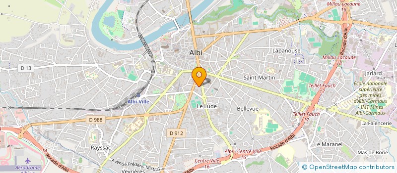 localisation de l'entreprise CORTEN GAMBETTA à ALBI