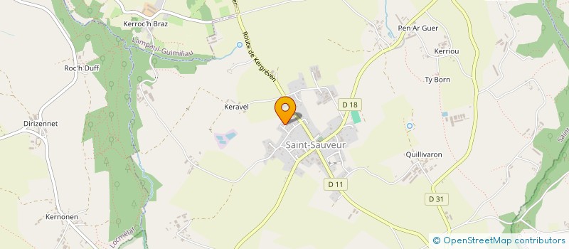 localisation de l'entreprise CORTENEA  PLOUENAN