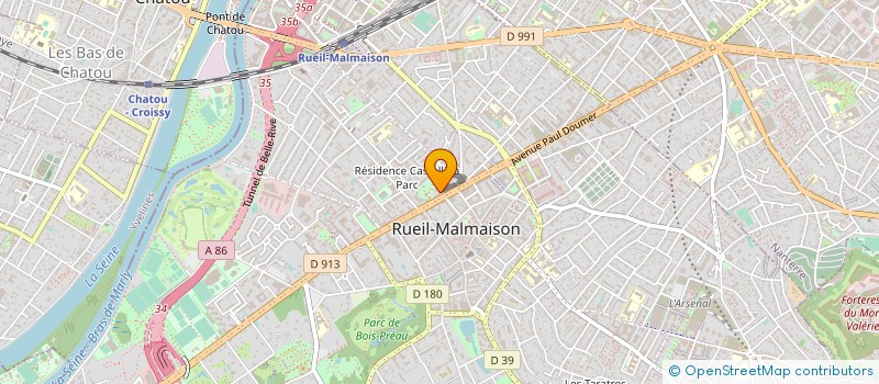 localisation de l'entreprise CORTEP SAS à RUEIL-MALMAISON
