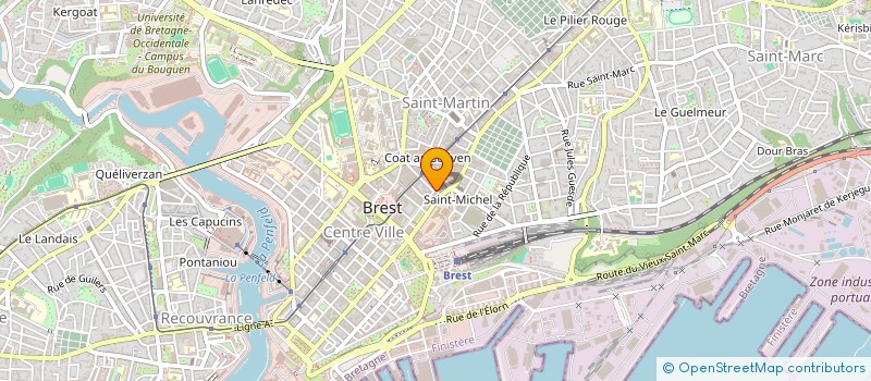 localisation de l'entreprise CORTES à BREST