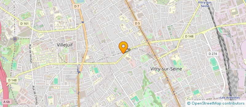 localisation de l'entreprise CORTES à VITRY-SUR-SEINE