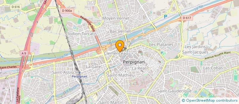 localisation de l'entreprise CORTES CLAUDE ET DANIEL à PERPIGNAN