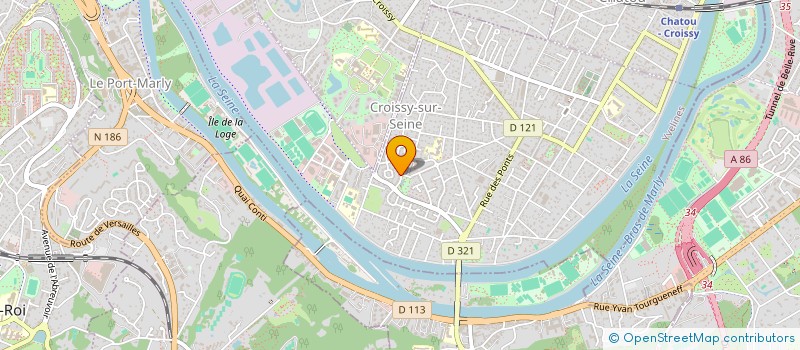 localisation de l'entreprise CORTES GESTION  CROISSY-SUR-SEINE