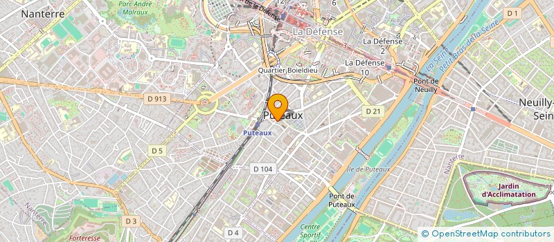 localisation de l'entreprise CORTES INVEST  PUTEAUX