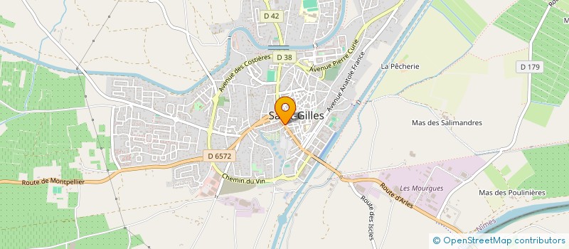 localisation de l'entreprise CORTESE - VALENTIN à ST GILLES