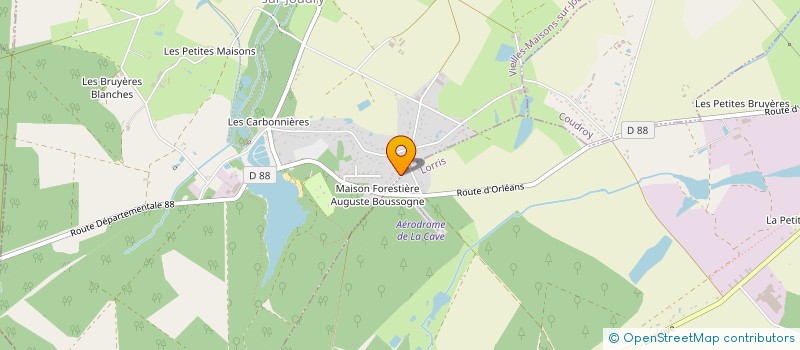 localisation de l'entreprise CORTET à VIEILLES-MAISONS-SUR-JOUDRY