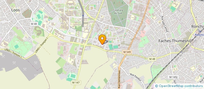 localisation de l'entreprise CORTEX à LOOS