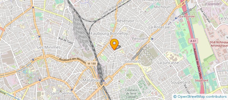 localisation de l'entreprise CORTEX à TOULOUSE
