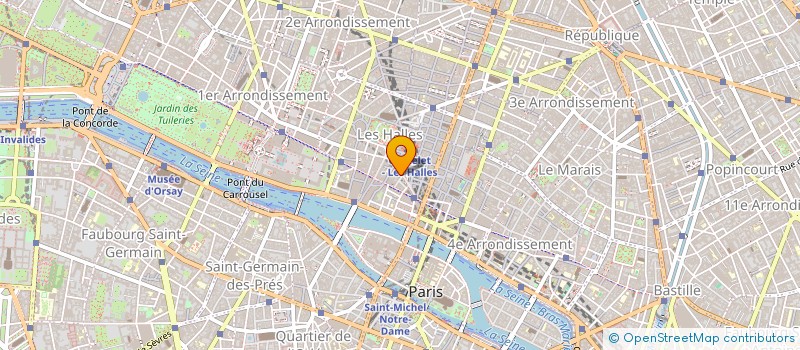 localisation de l'entreprise CORTEX à PARIS