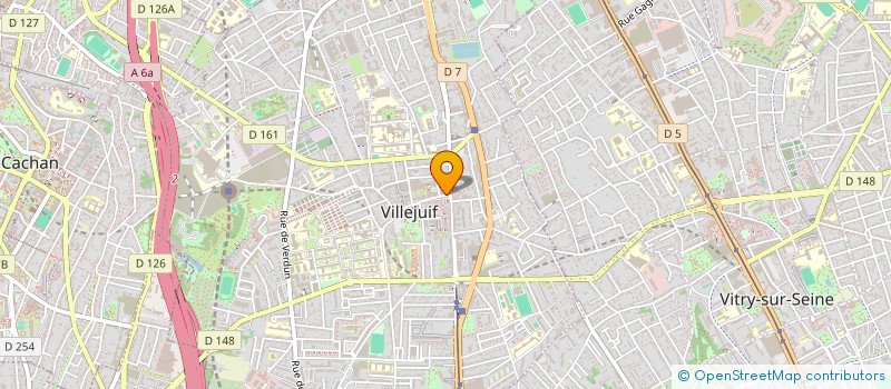 localisation de l'entreprise CORTEX ASSURANCES  VILLEJUIF