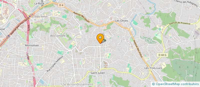 localisation de l'entreprise CORTEX IMMO à MARSEILLE