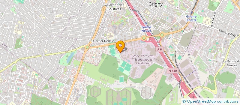 localisation de l'entreprise CORTEX INGELEC IDF 2 à GRIGNY