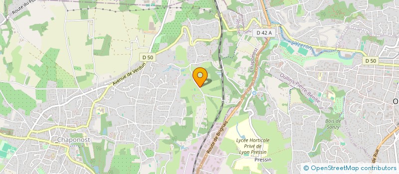 localisation de l'entreprise CORTEX MEDIA  CHAPONOST