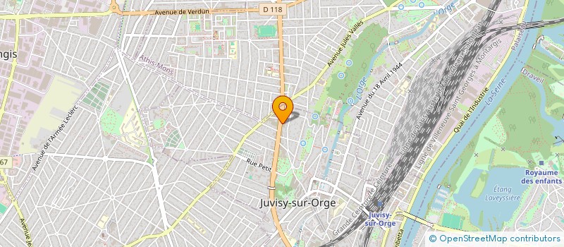 localisation de l'entreprise CORTEX MOBILITY à JUVISY-SUR-ORGE