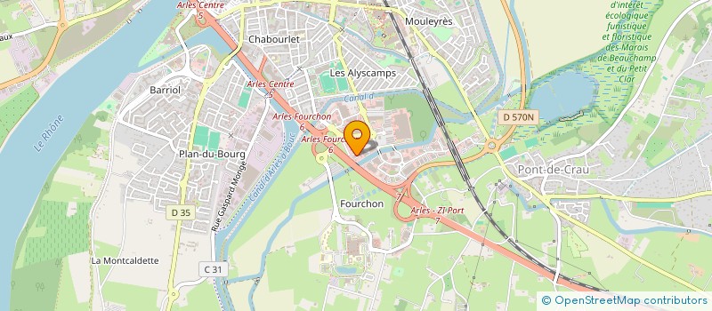 localisation de l'entreprise CORTEX SECURITE à ARLES