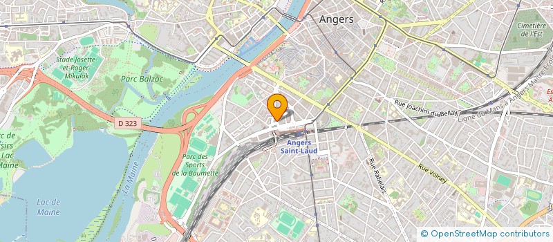 localisation de l'entreprise CORTEX SOFT à ANGERS