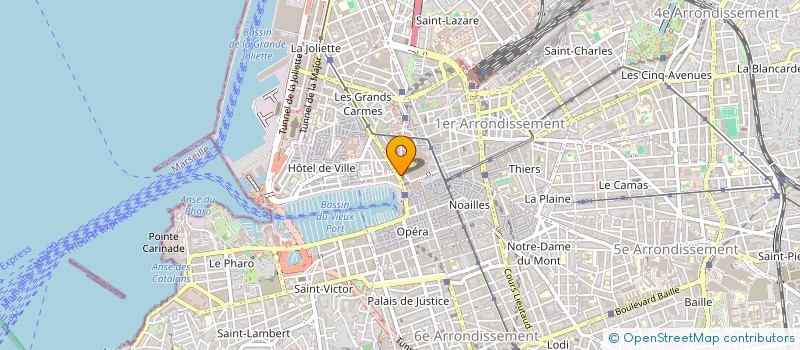 localisation de l'entreprise CORTEXIA  MARSEILLE