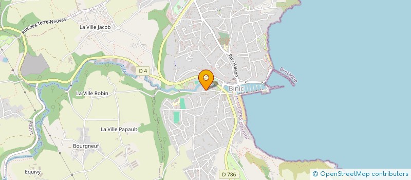 localisation de l'entreprise CORTHOEM  BINIC-ETABLES-SUR-MER