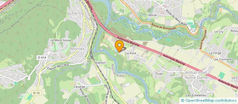 localisation de l'entreprise CORTI  ARTHAZ-PONT-NOTRE-DAME