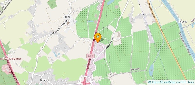 localisation de l'entreprise CORTI GROUP  BRESSOLS